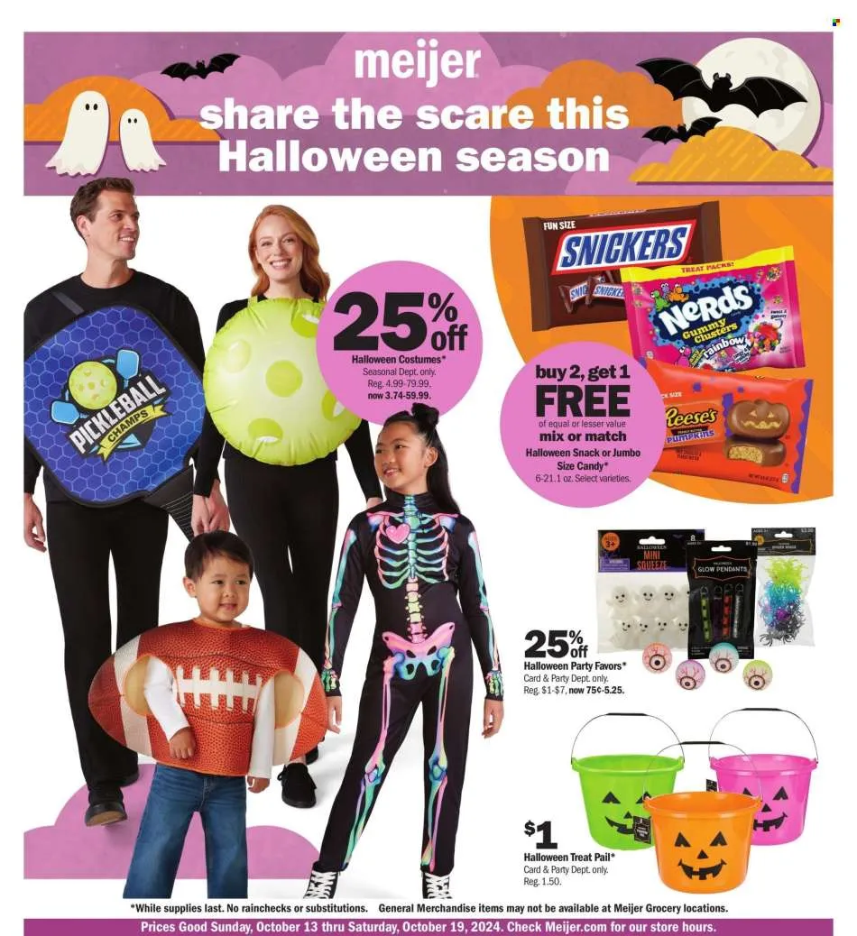 Meijer Ad - share the scare this Halloween season