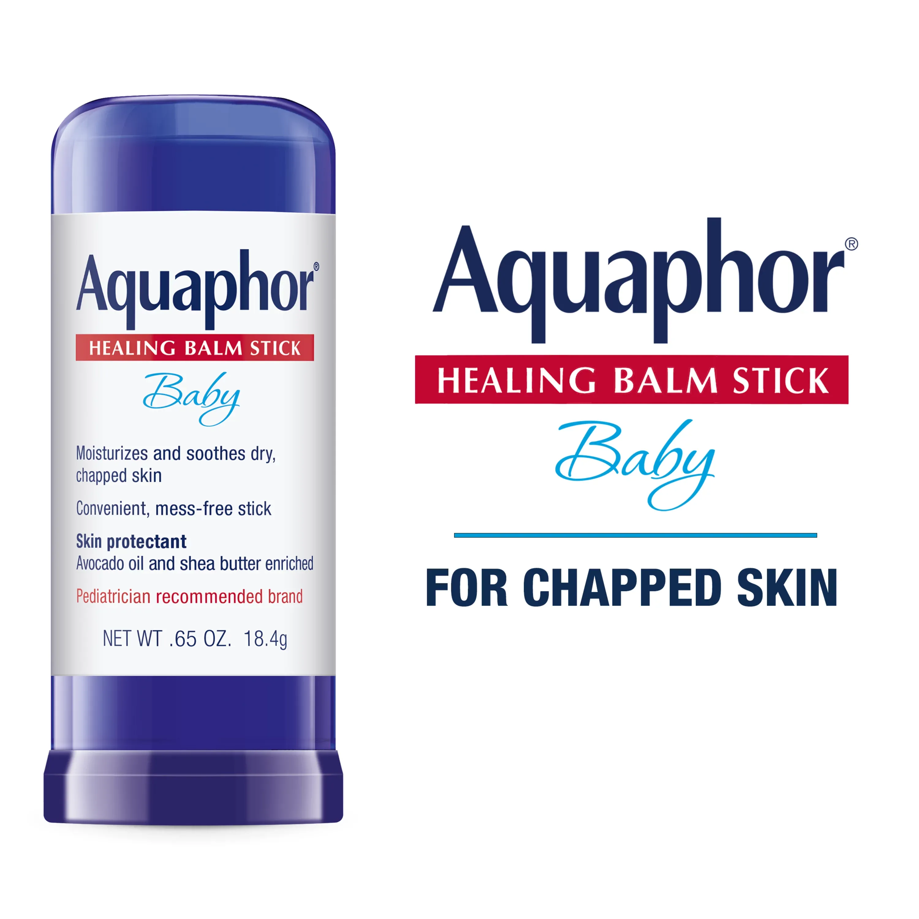 Aquaphor Baby Healing Balm Stick With Avocado Oil and Shea Butter, 0.65 Oz