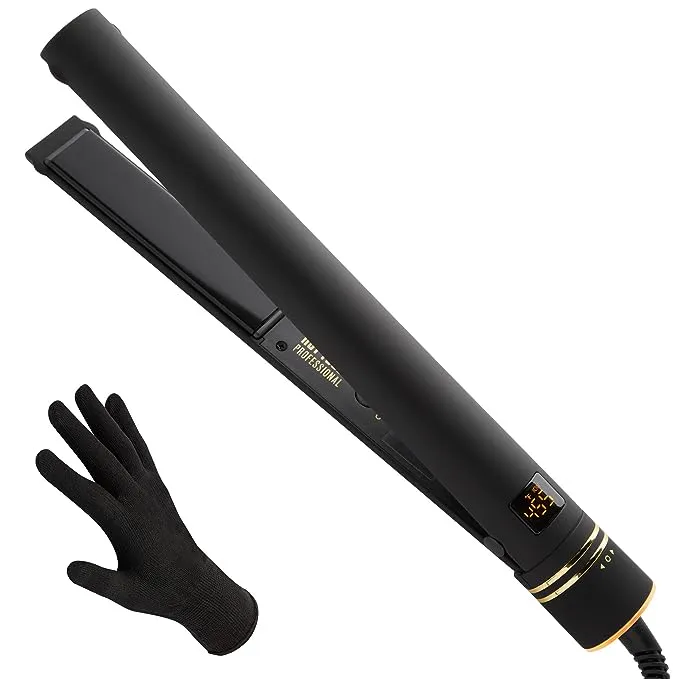 Hot Tools Black Gold Salon Ionic Flat Iron