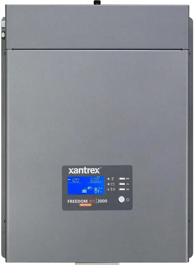 Xantrex - Freedom XC 2000 True Sine Wave Inverter/Charger - 12VDC - 120VAC - 2000W/80A