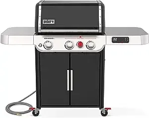 Weber Genesis EX-325S Natural Gas Smart Grill, Black