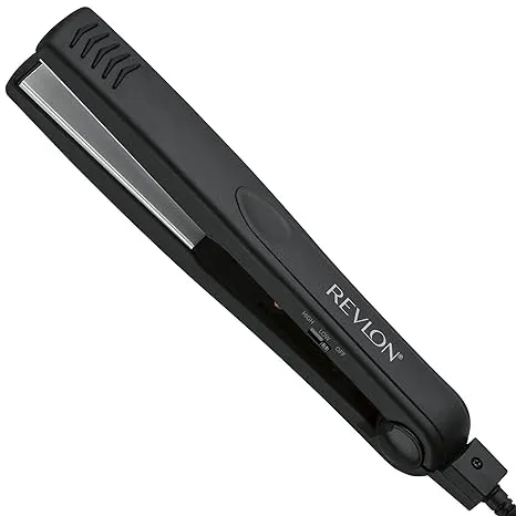 Revlon Smooth and Straight Ceramic Flat Iron | Fast Results, Smooth Styles (1 in)