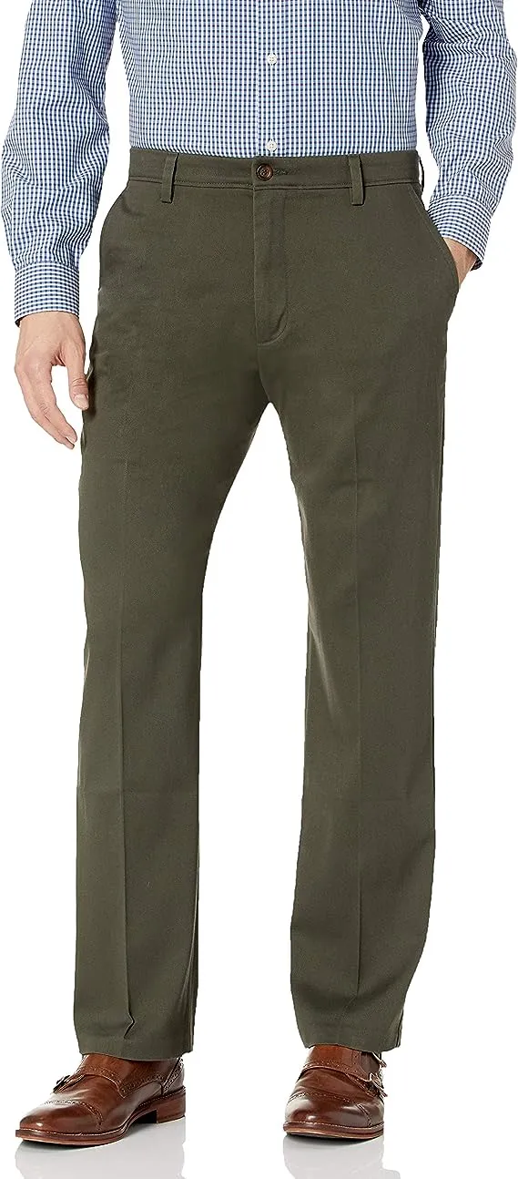 Dockers Men's Easy Classic Fit Khaki Stretch Pants - Black