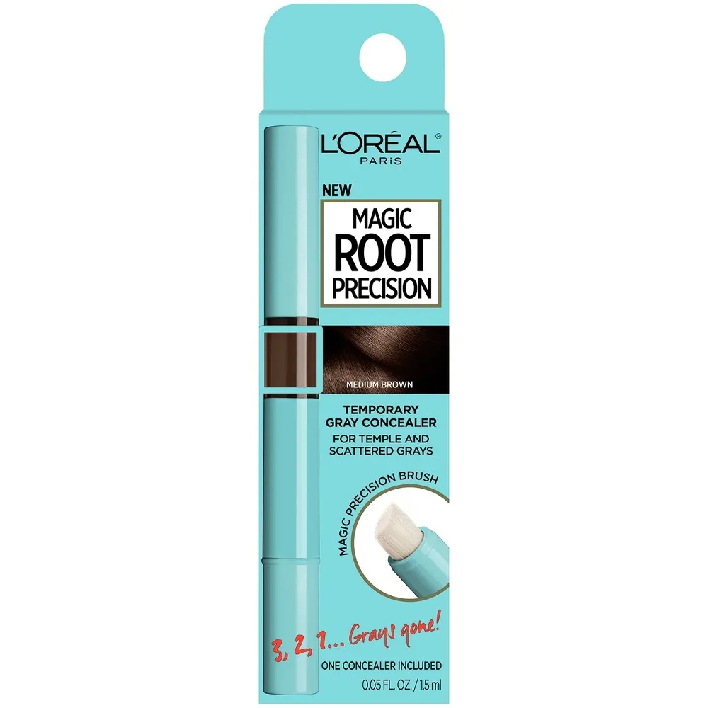 L'Oreal Paris Magic Root Precision Temporary Gray Hair Color Concealer Brush