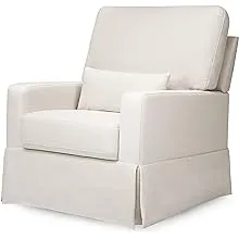 Namesake Crawford Pillowback Comfort Swivel Glider - Performance Cream Eco-Weave