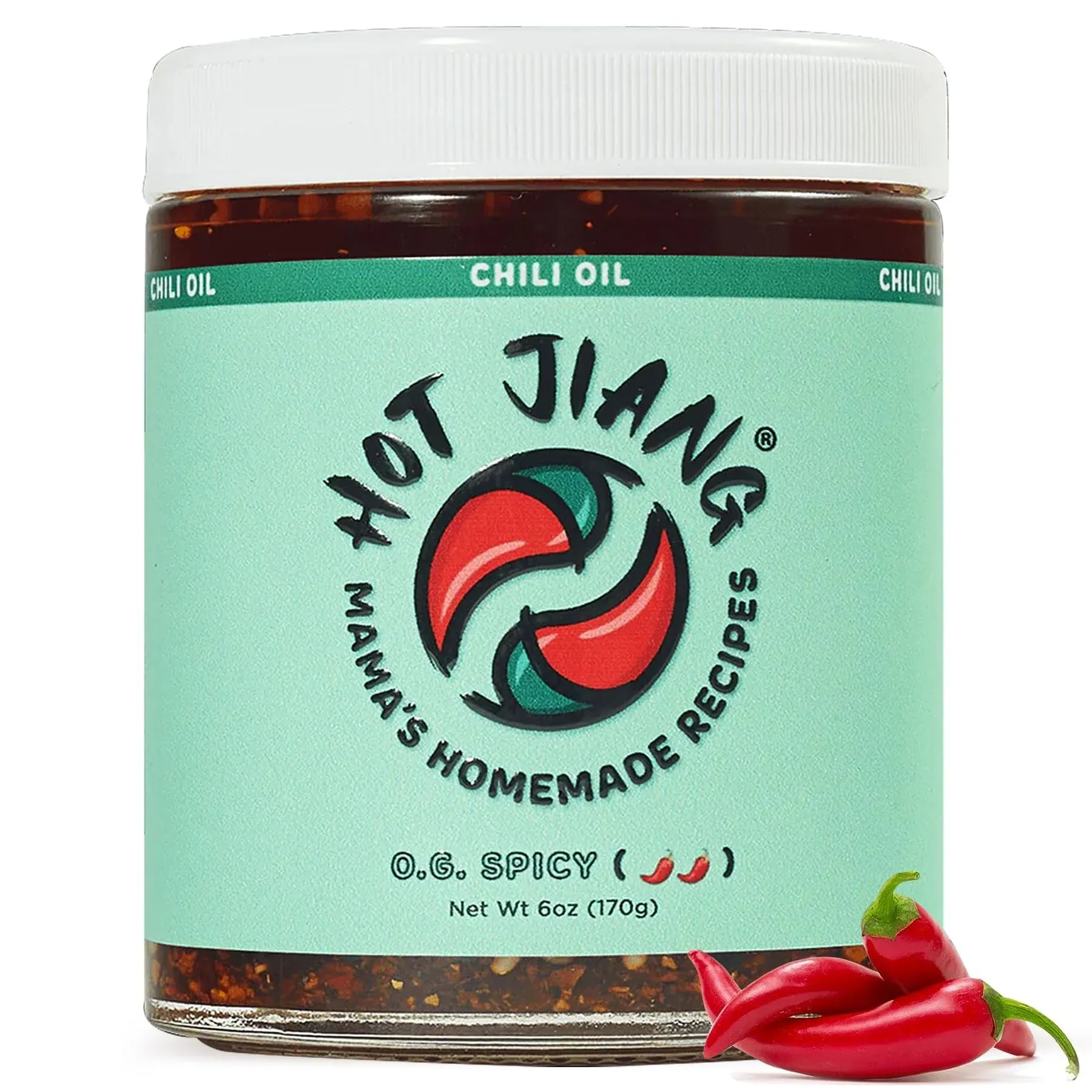 Hot Jiang Spicy Chili Crisp Oil - O.G Spicy Red Chili Crisp for Asian Cuisine ...