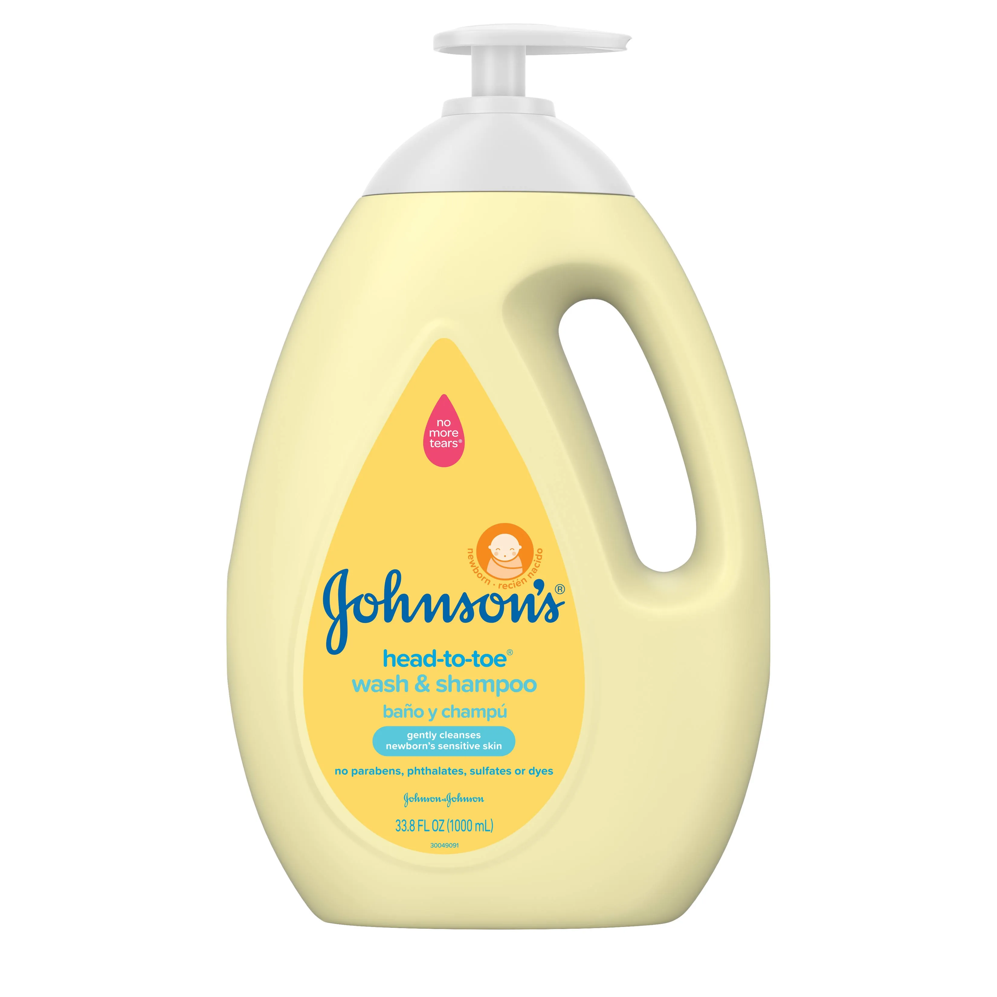 Johnson's Baby Head-To-Toe Gentle Body Wash & Shampoo - 13.6 fl oz