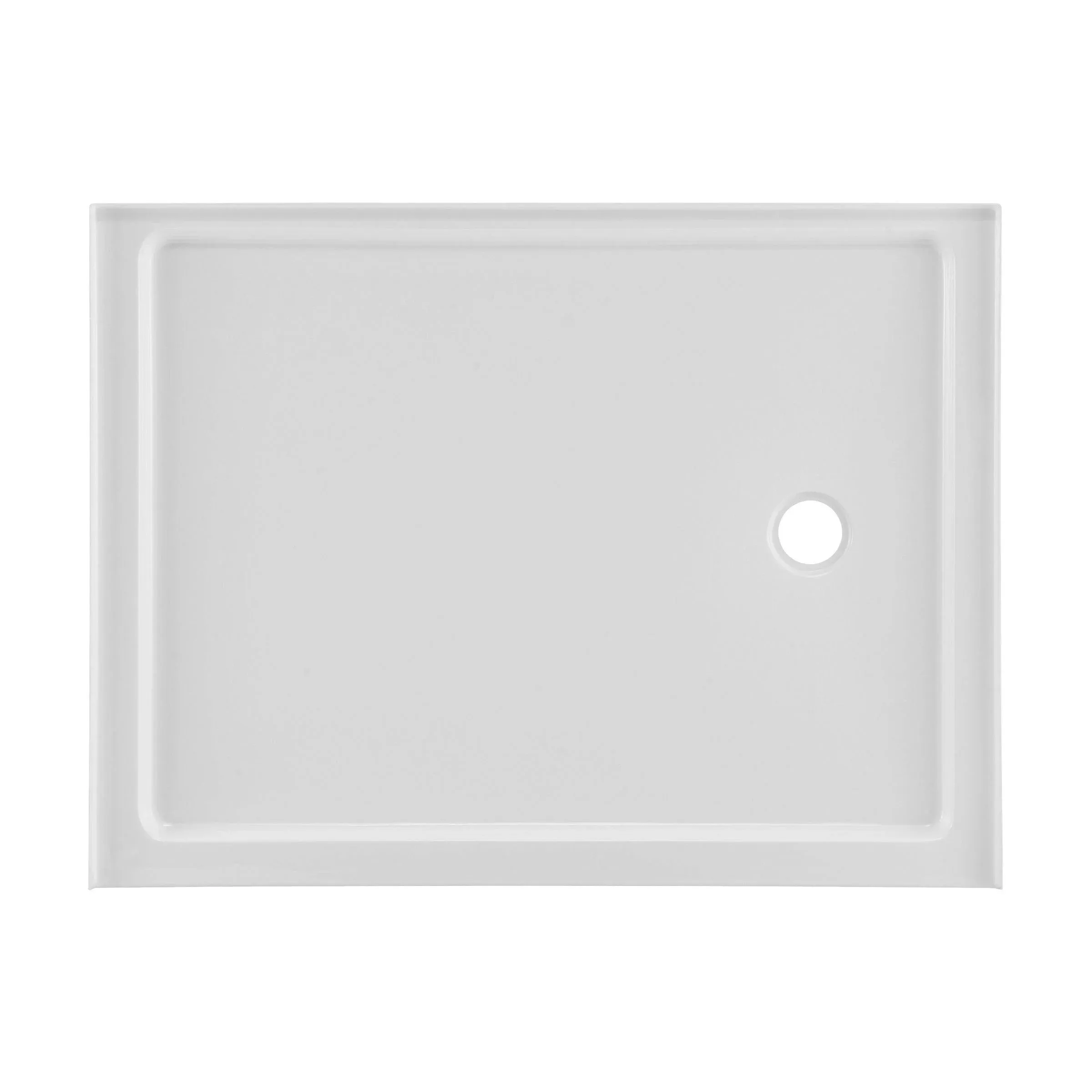 Swiss Madison Voltaire 48 inch x 36 inch Acrylic White, Single-Threshold, Right Drain, Shower Base