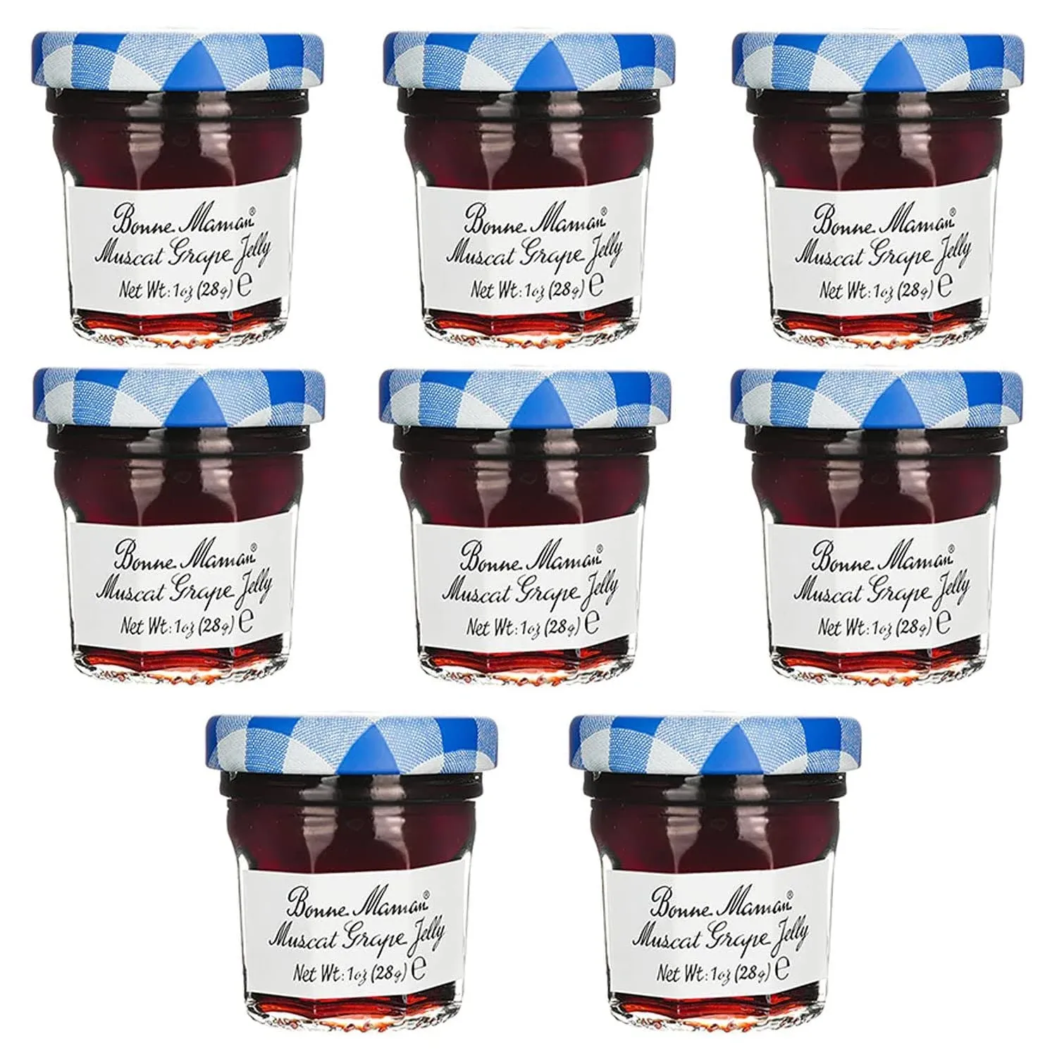 Gift Box of 8 Bonne Maman Mini 1 oz. Jars (8 Grape)