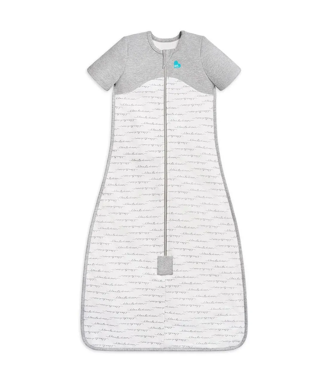 Love To Dream Short Sleeve Sleep Bag Organic Cotton Mild, 6-18 M - Dreamer White