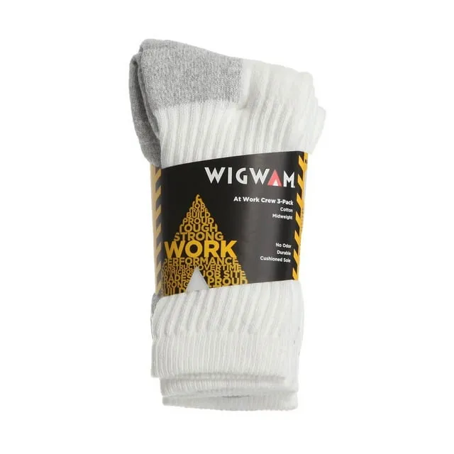 Wigwam Men's At Work Crew 3-Pack Socks