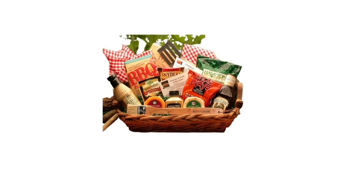 Master of The Grill Gift Basket - barbecue gift set - 1 Basket