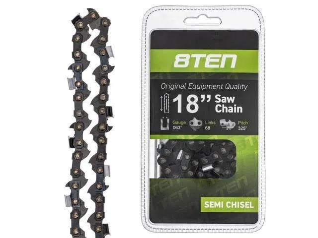 Chainsaw Chain for 18 Inch Bar .063 Gauge .325 Pitch 68DL Stihl