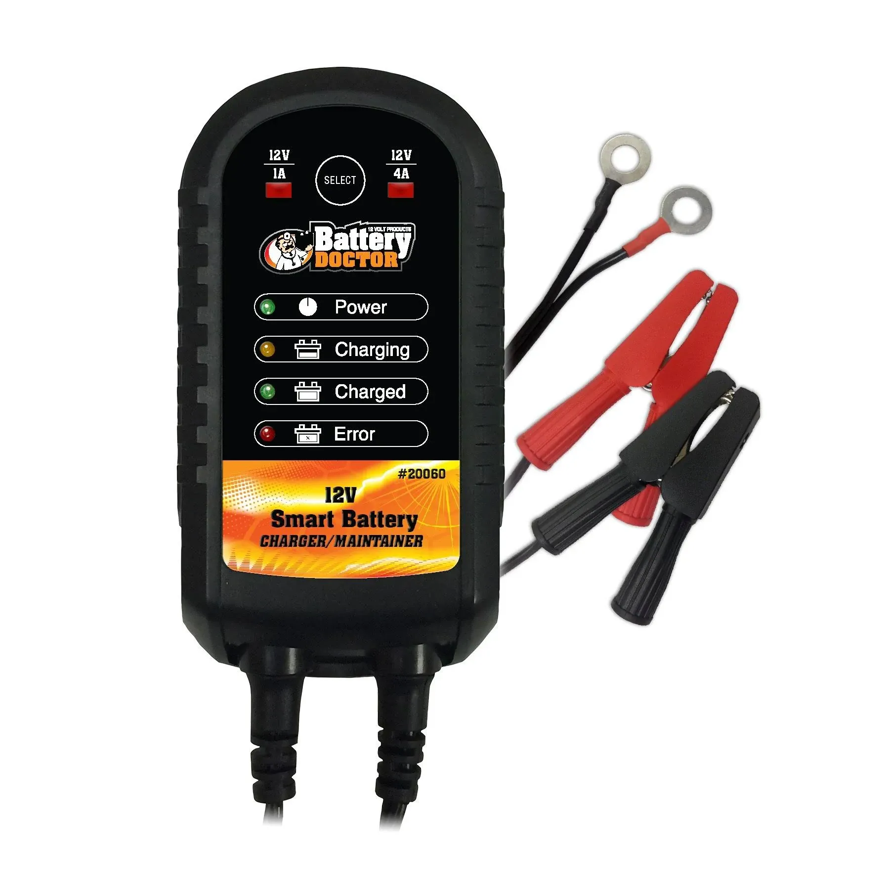 WirthCo 20060 Battery Doctor CEC Certified Smart Battery Charger Maintainer 12V
