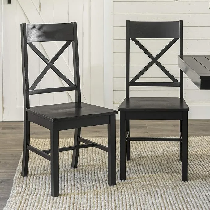 Walker Edison Wood Dining Chairs