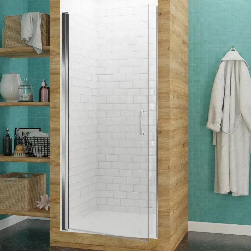 ANZZI Lancer Semi-Frameless Shower Door with Tsunami Guard