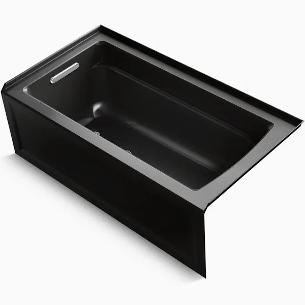 Kohler Archer 60" x 32" Alcove bath with Bask heated surface