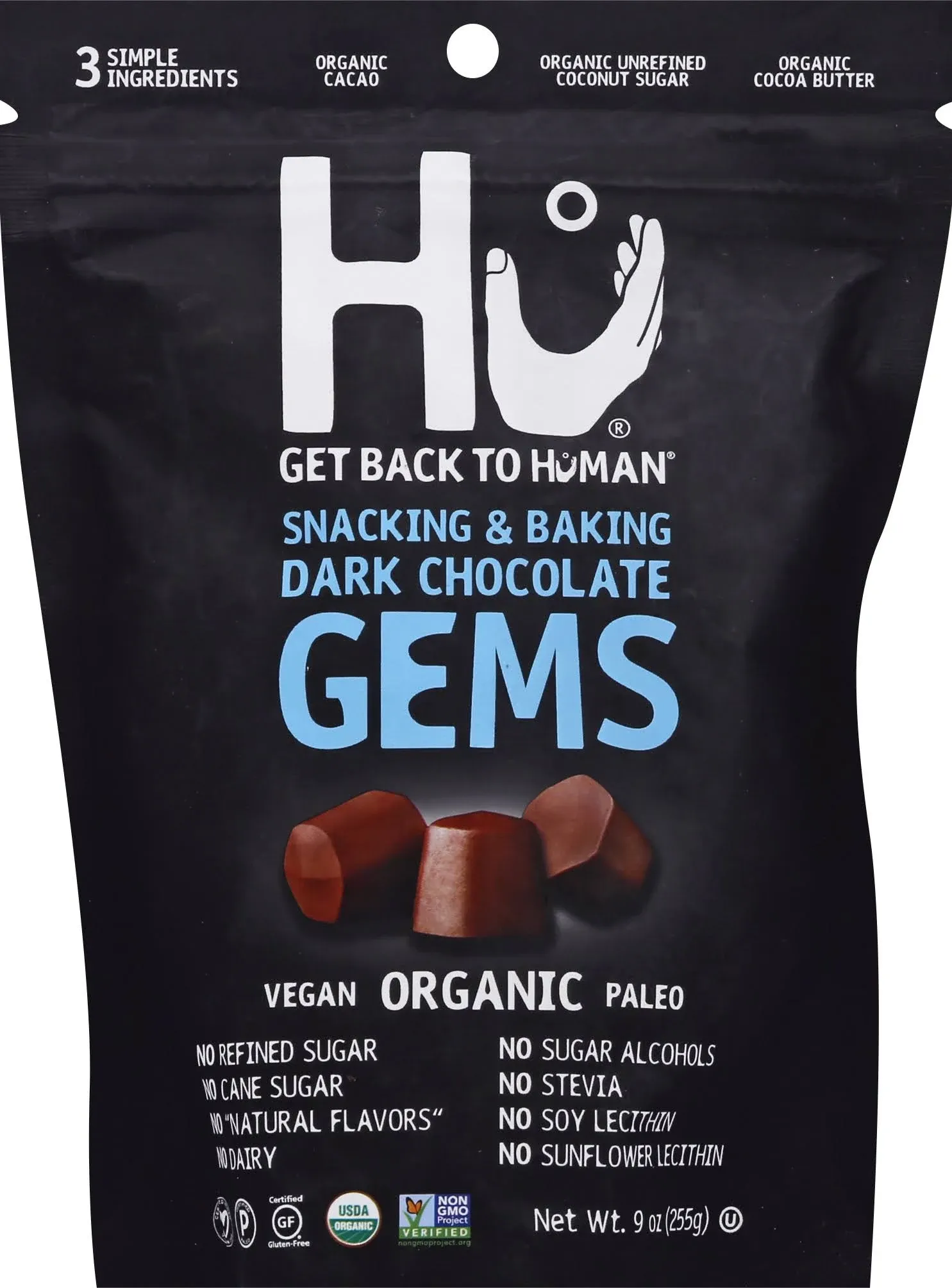 Hu Kitchen Dark Chocolate Gems