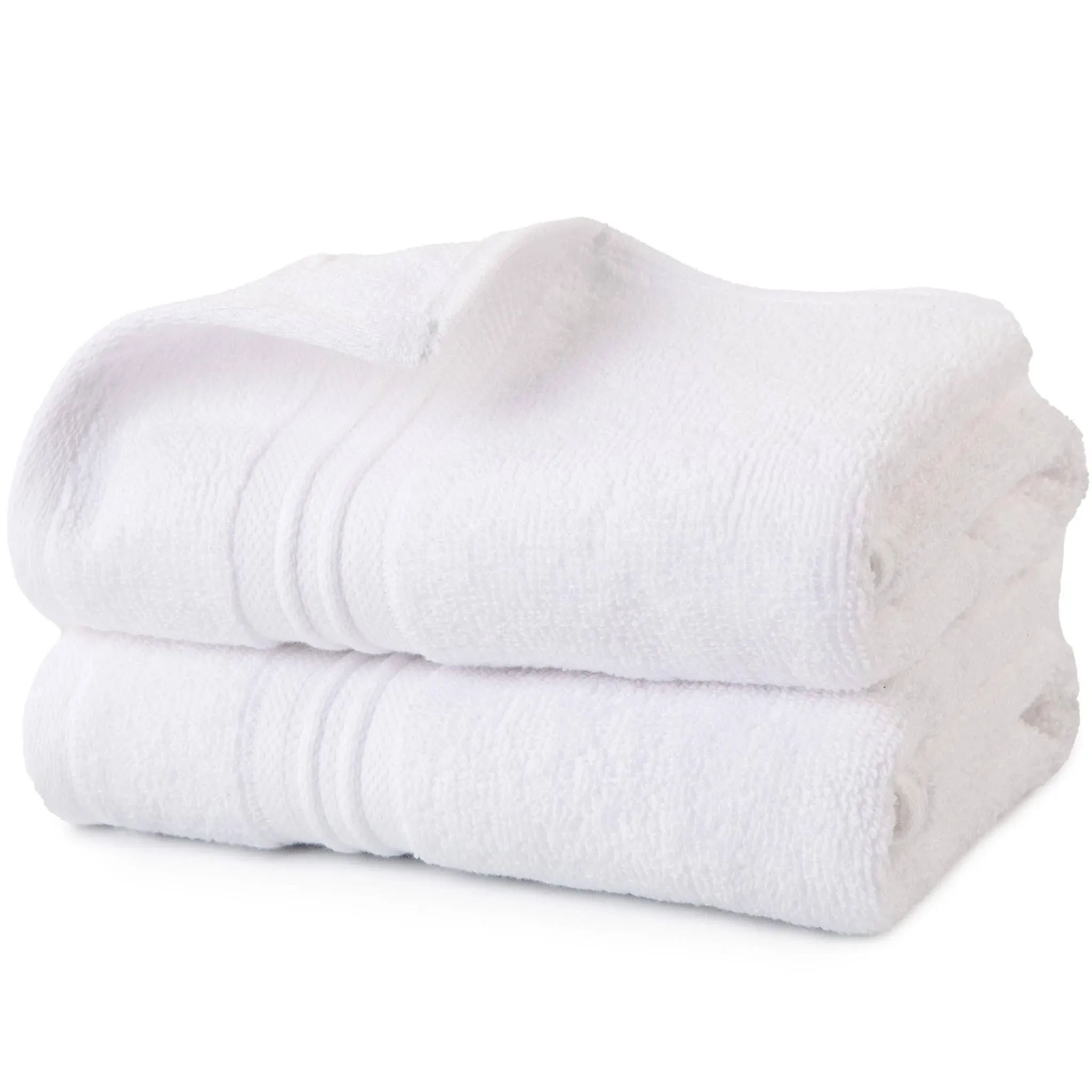 Sticky Toffee Terry Cotton Hand Towels Set, 2 pack, 16" x 28"