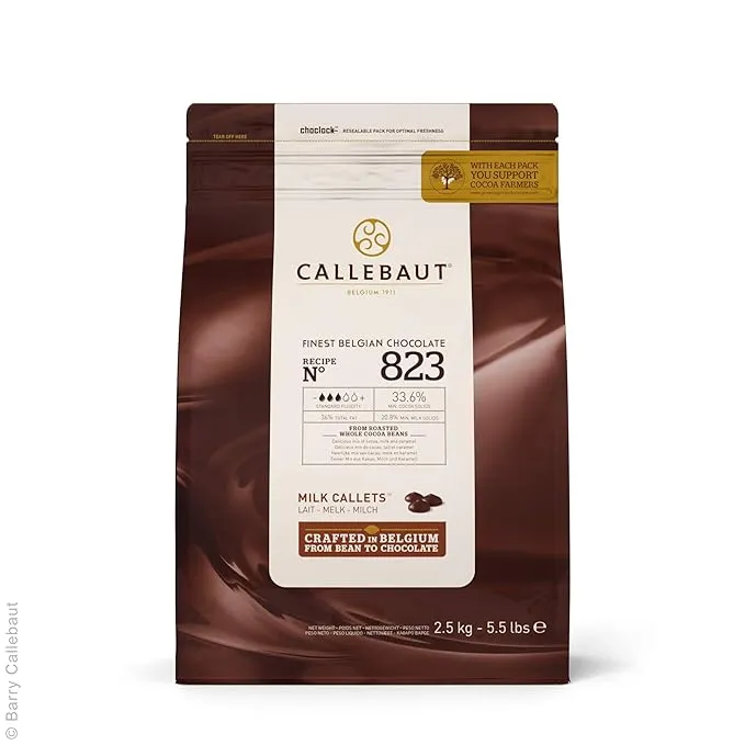 Callebaut Recipe 823 Milk Chocolate Callets™ 5.5 lb.