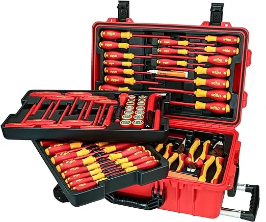 Wiha 32800 Insulated 80 Piece Set in Rolling Tool Case