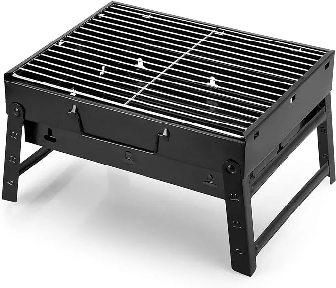 AGM BBQ Charcoal Grill, Folding Portable Lightweight Barbecue Grill Tools for Outdoor Grilling Cooking Camping Hiking Picnics