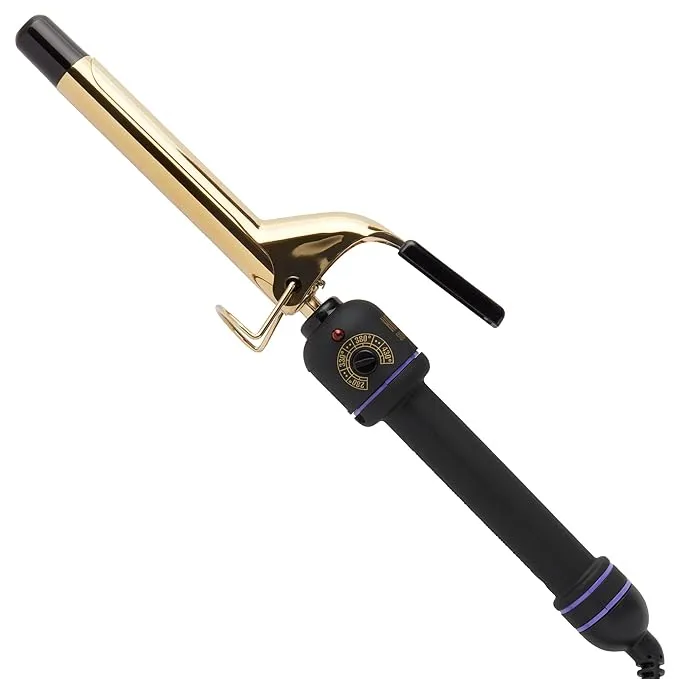 Hot Tools Pro Signature Gold Curling Iron | Long-Lasting, Defined Curls, (3/4 in)