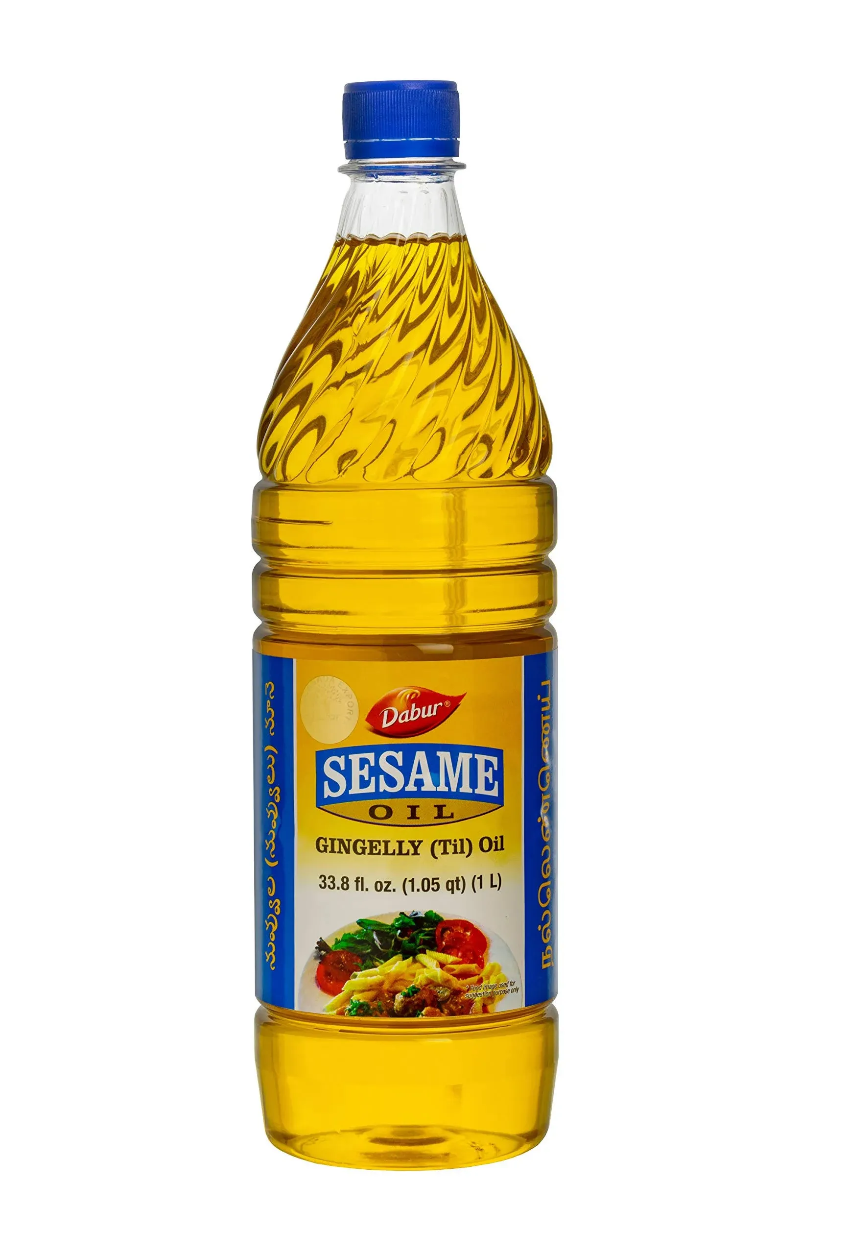 Dabur Sesame Oil for Vegan Cooking, Natural Extract of Sesame Seed - 1 Ltr