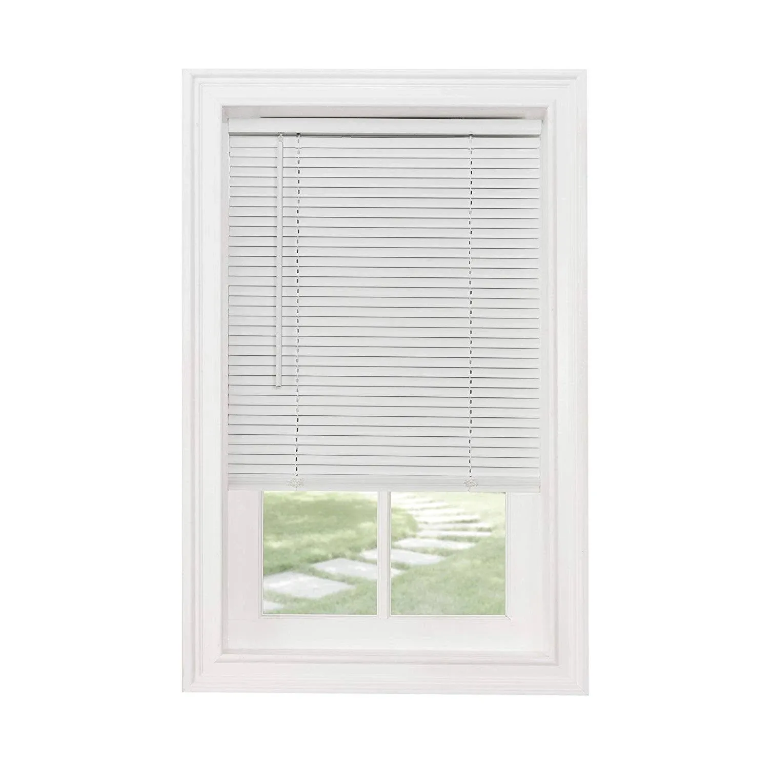 Cordless 1" Mini Blind, 33" Wide x 64" Long, White