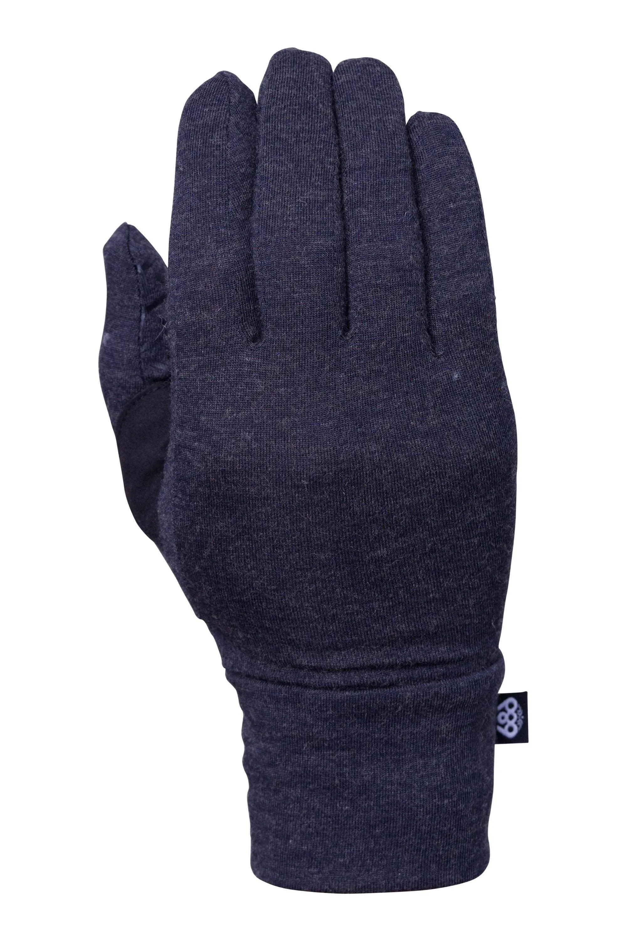 686 Men's Merino Glove Liner - Black Heather / M