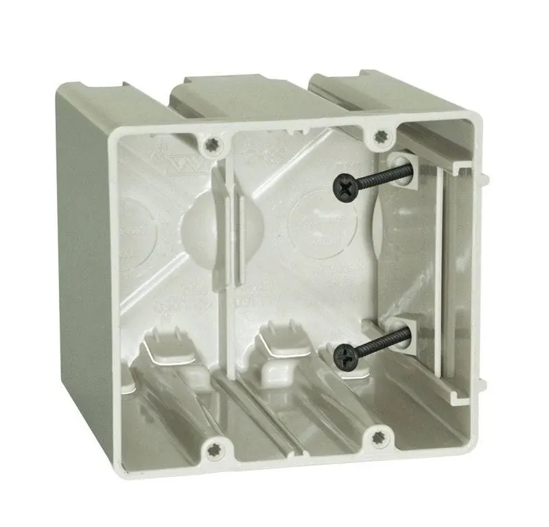 Allied Moulded Sliderbox Outlet 2 Gang Box