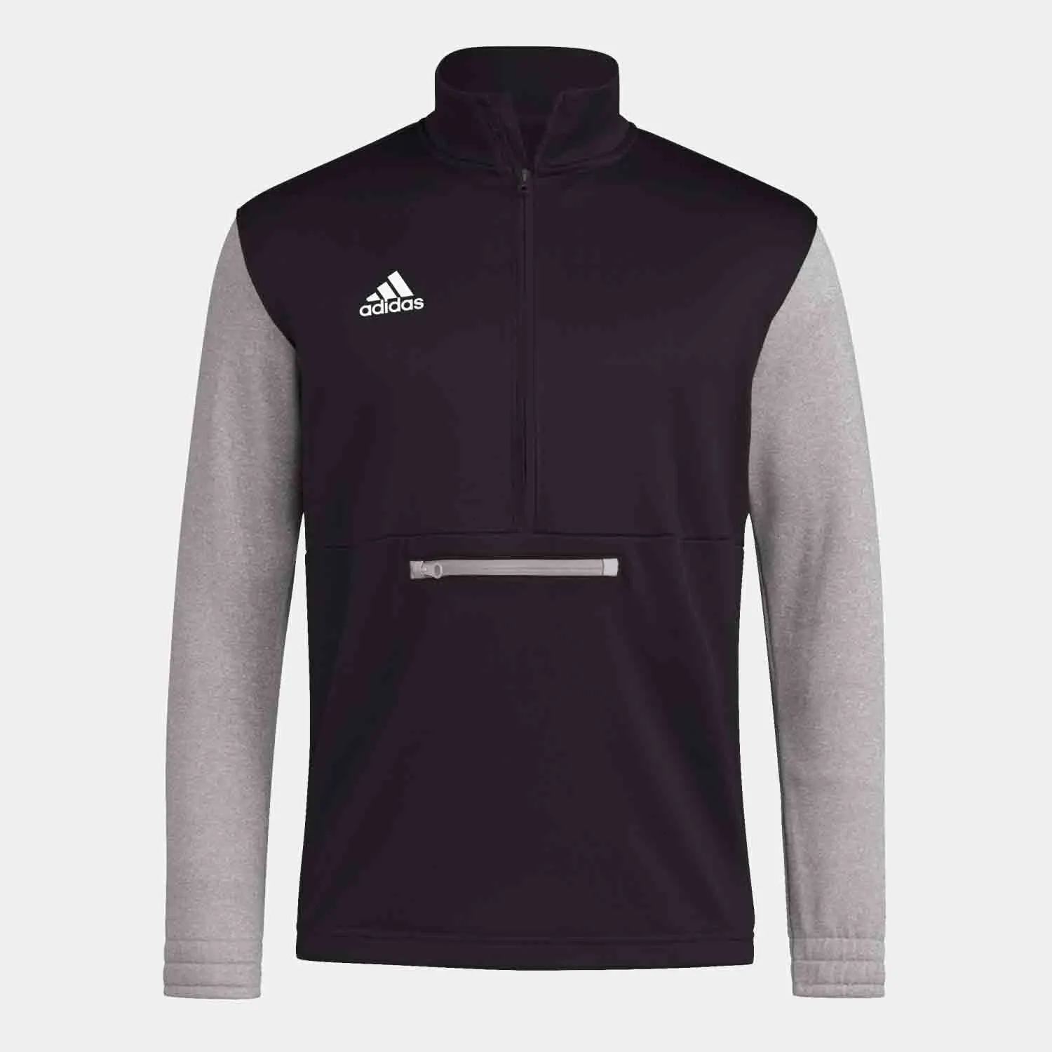 Adidas Men's Team Issue 1/4 Zip Pullover L Gray | Gray