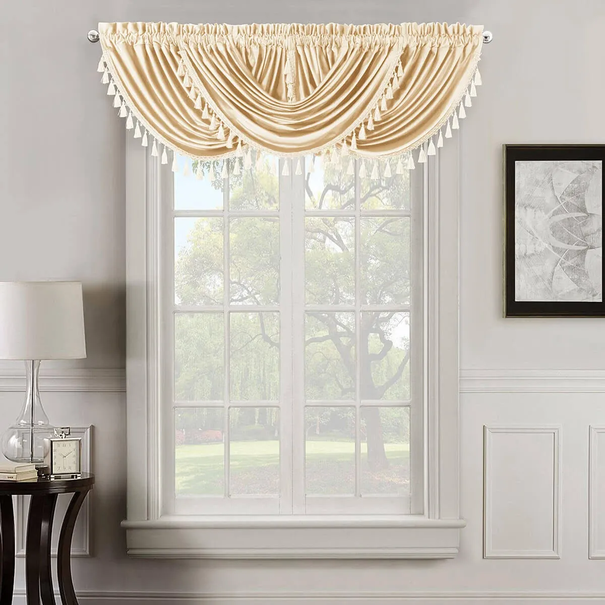 Royal Tradition Heavyweight Velvet Waterfall Valance