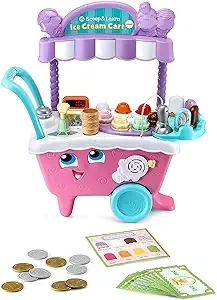 LeapFrog Scoop and Learn Ice Cream Cart Deluxe (Frustration Free Packaging), Pink