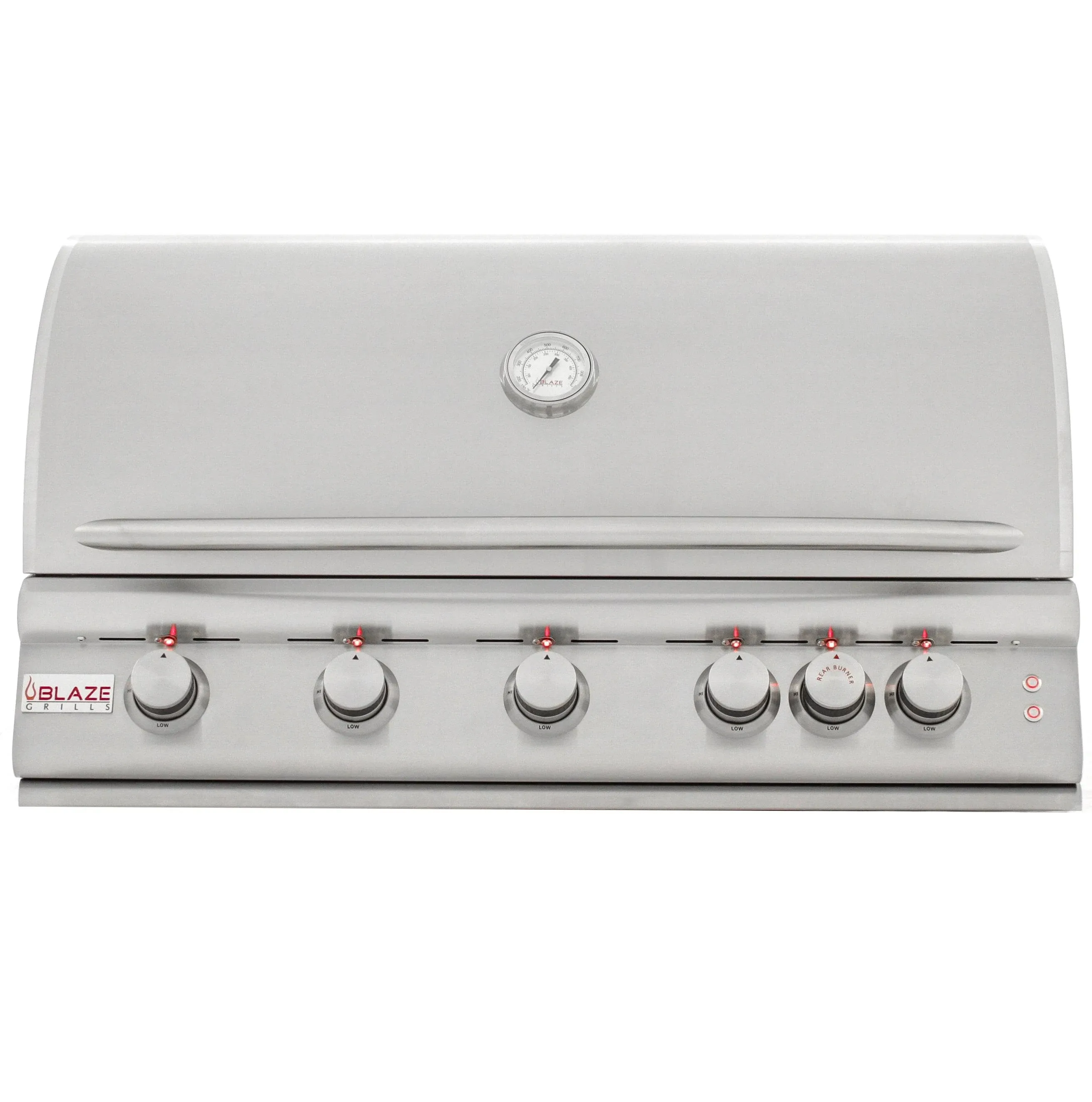 Blaze 40 inch 5 Burner LTE Grill Built-in Natural Gas Grill with Lights