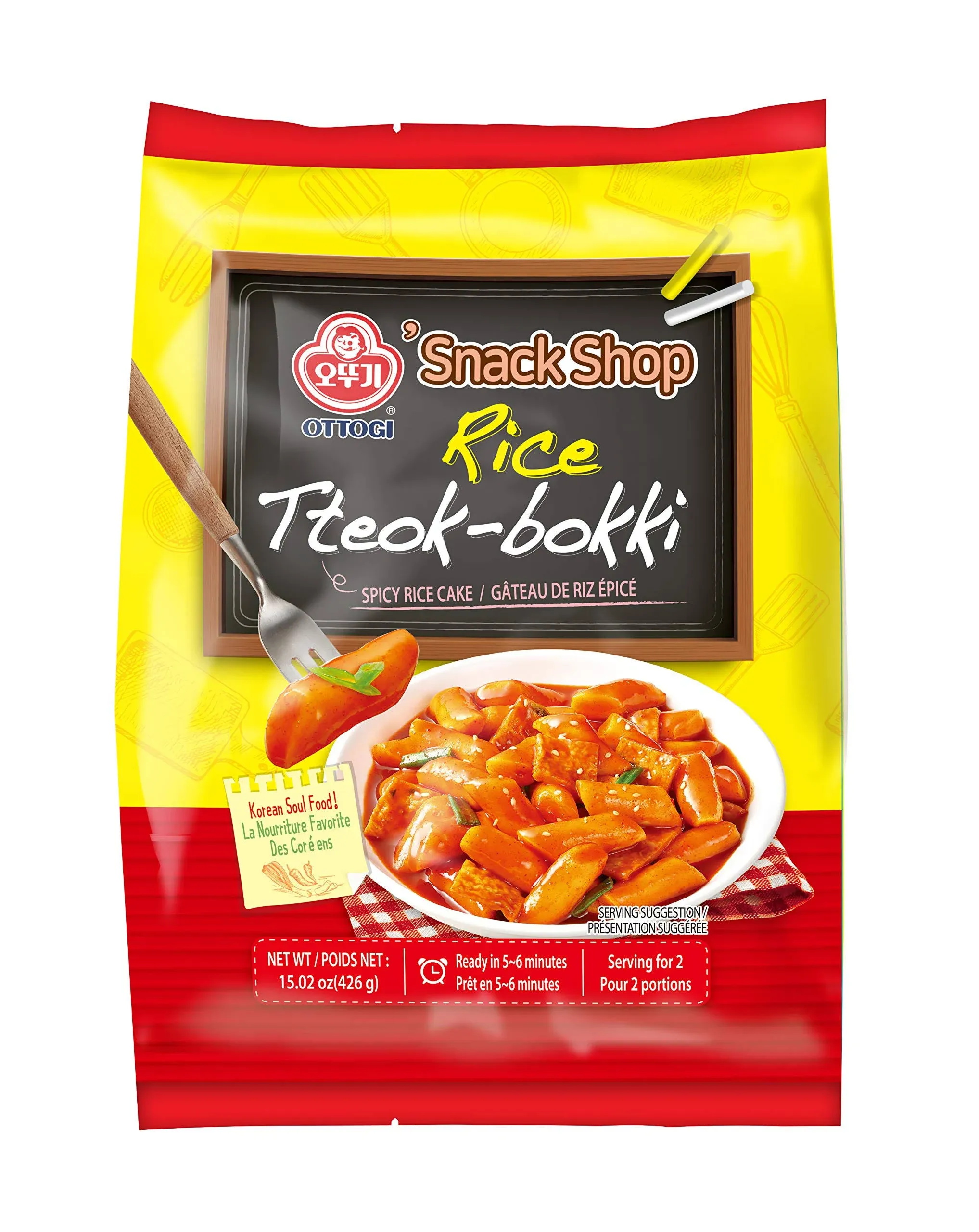 Ottogi Noodle Tteok-bokki Spicy Rice Cake with Noodle