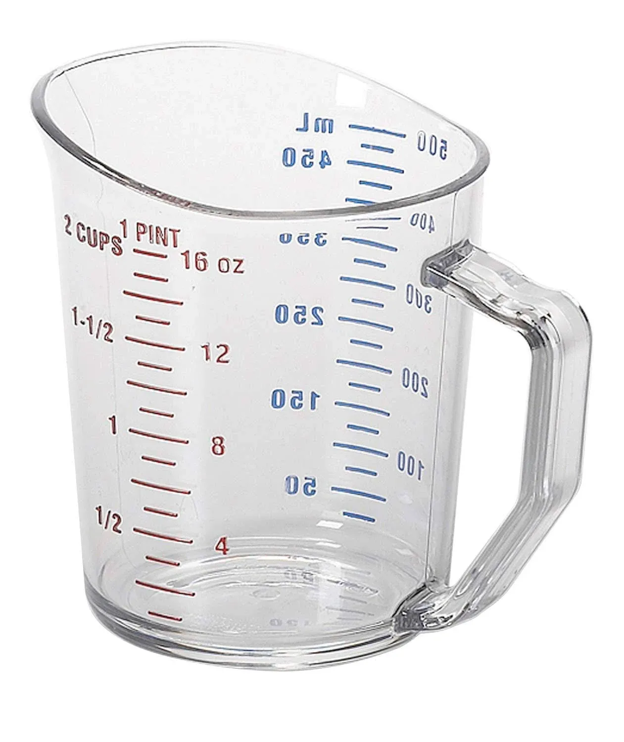 Cambro Camwear 1-Pint Polycarbonate Measuring Cup, Clear (50MCCW135)