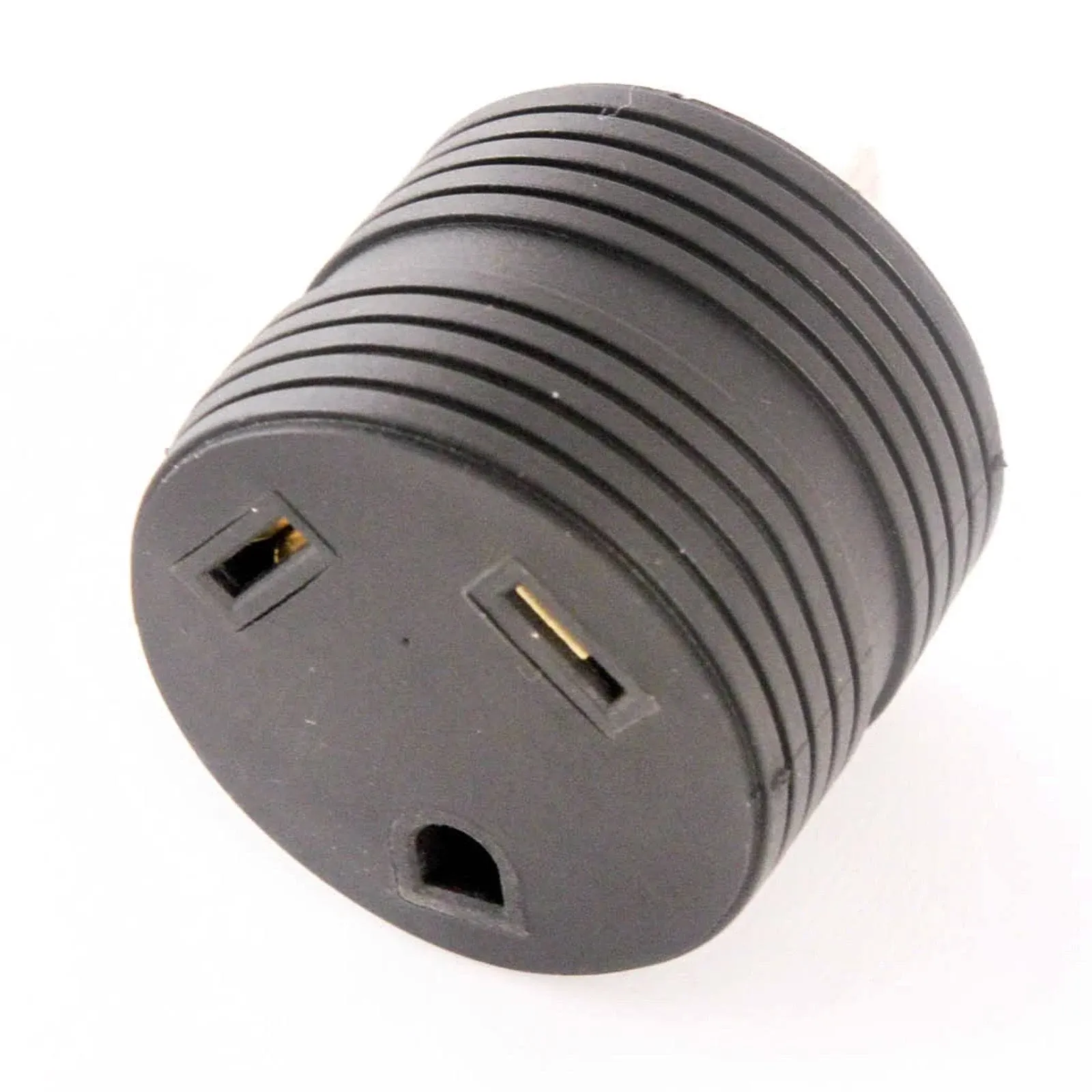 RV Electrical Adapter 15 Amp Male to 30 A Female Plug Round Grip Motorhome