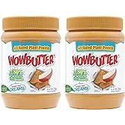 Wowbutter Natural Peanut Free Creamy 4.4lb Jars, 2 Pack