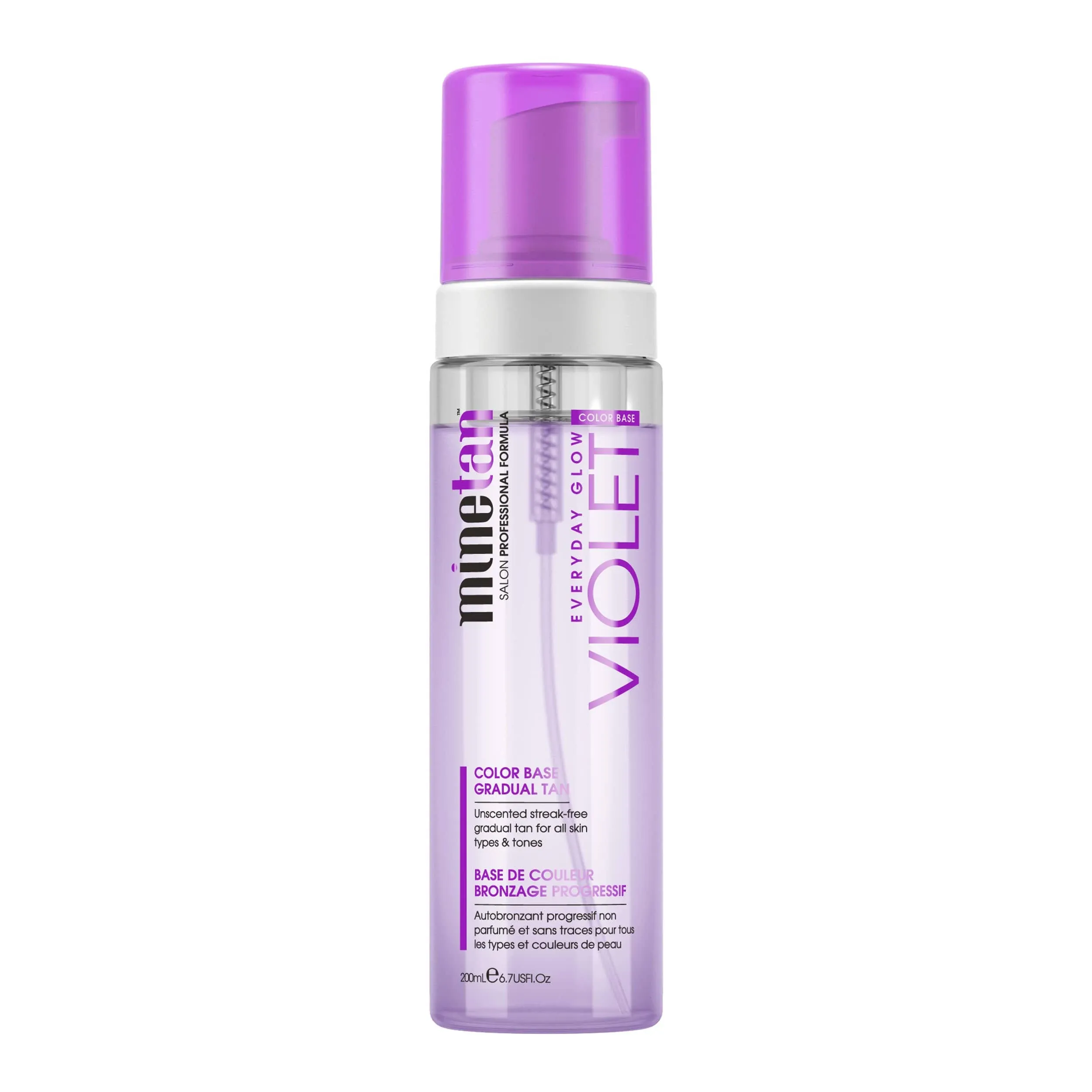 MineTan Violet Everyday Glow Gradual Tan Foam