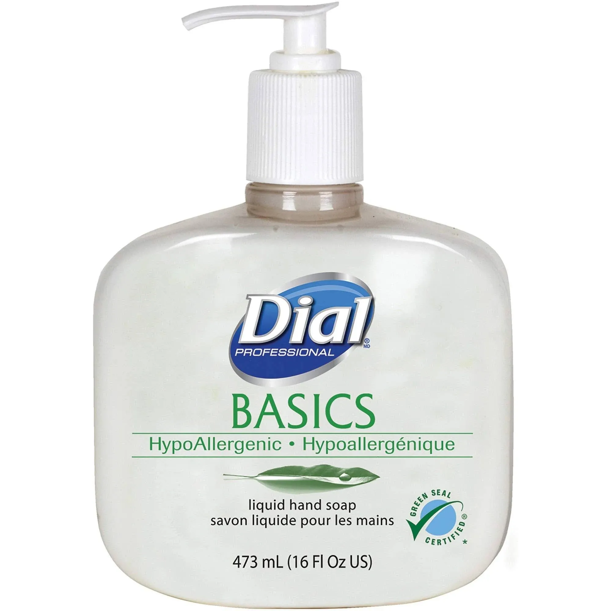 Dial Basics Hypoallergenic Liquid Hand Soap 16 oz.