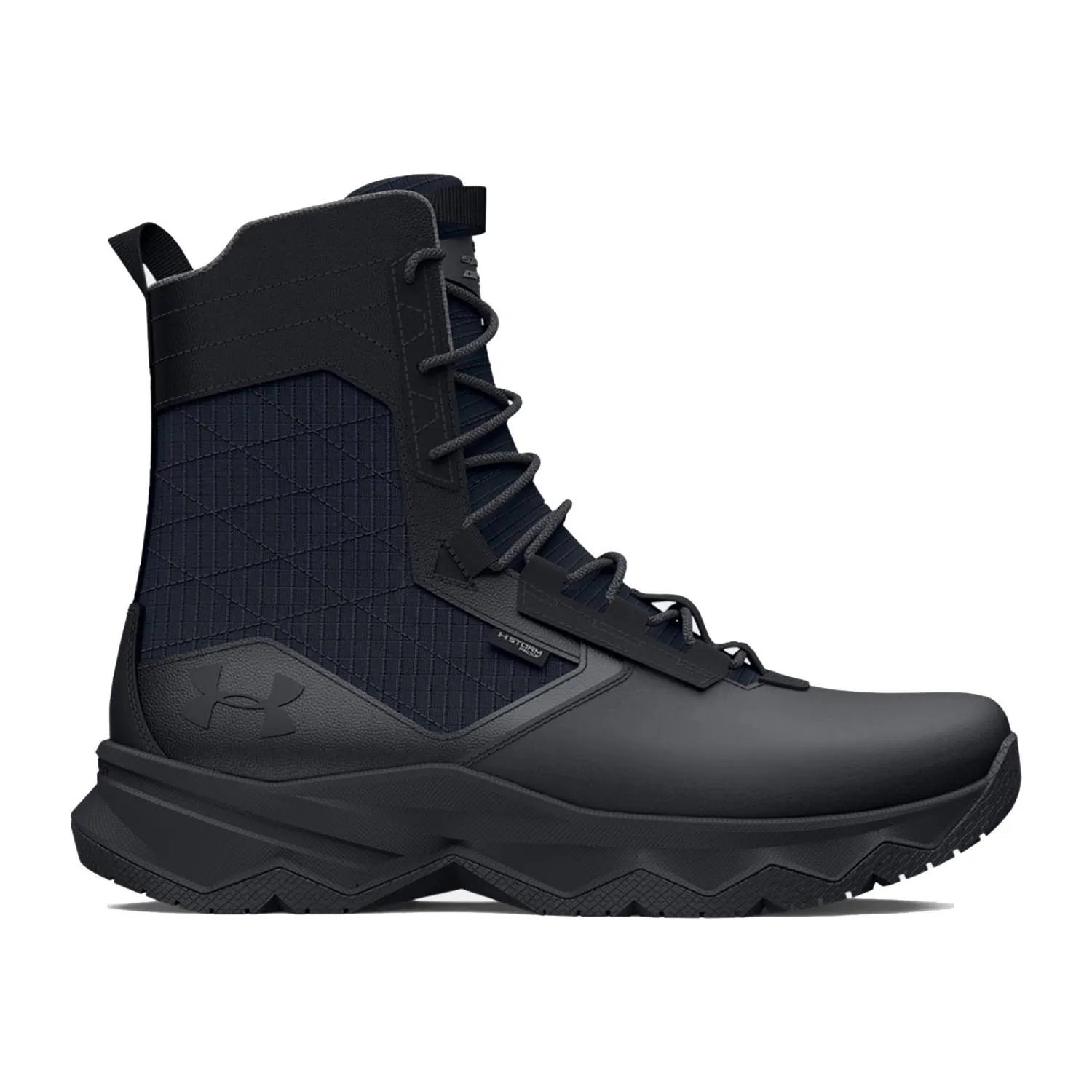 Men's Stellar G2 Waterproof Zip Tactical Boots - Black, 11.5, Under Armour