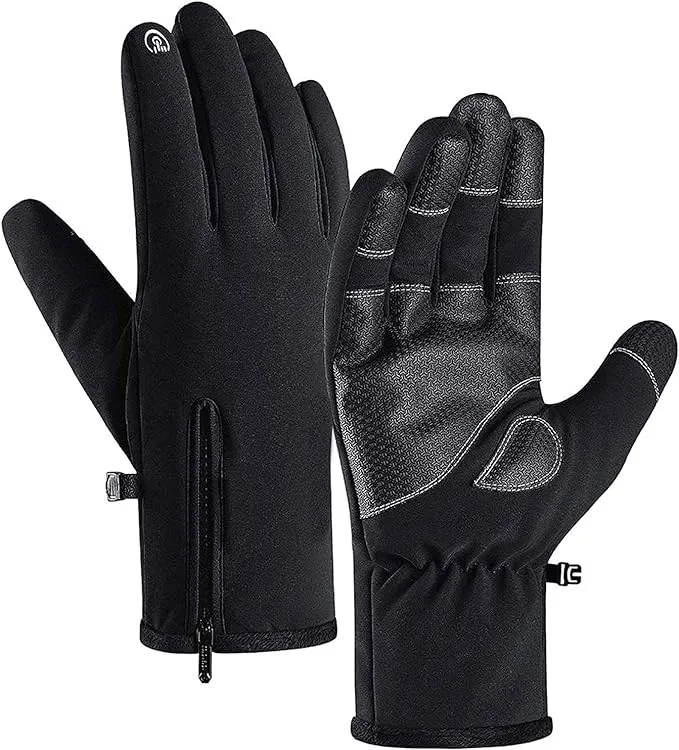  100% Waterproof Winter Gloves -30℉ Warm Windproof All Fingers Touch X-Large