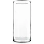 CYS Excel Clear Glass Cylinder Vase