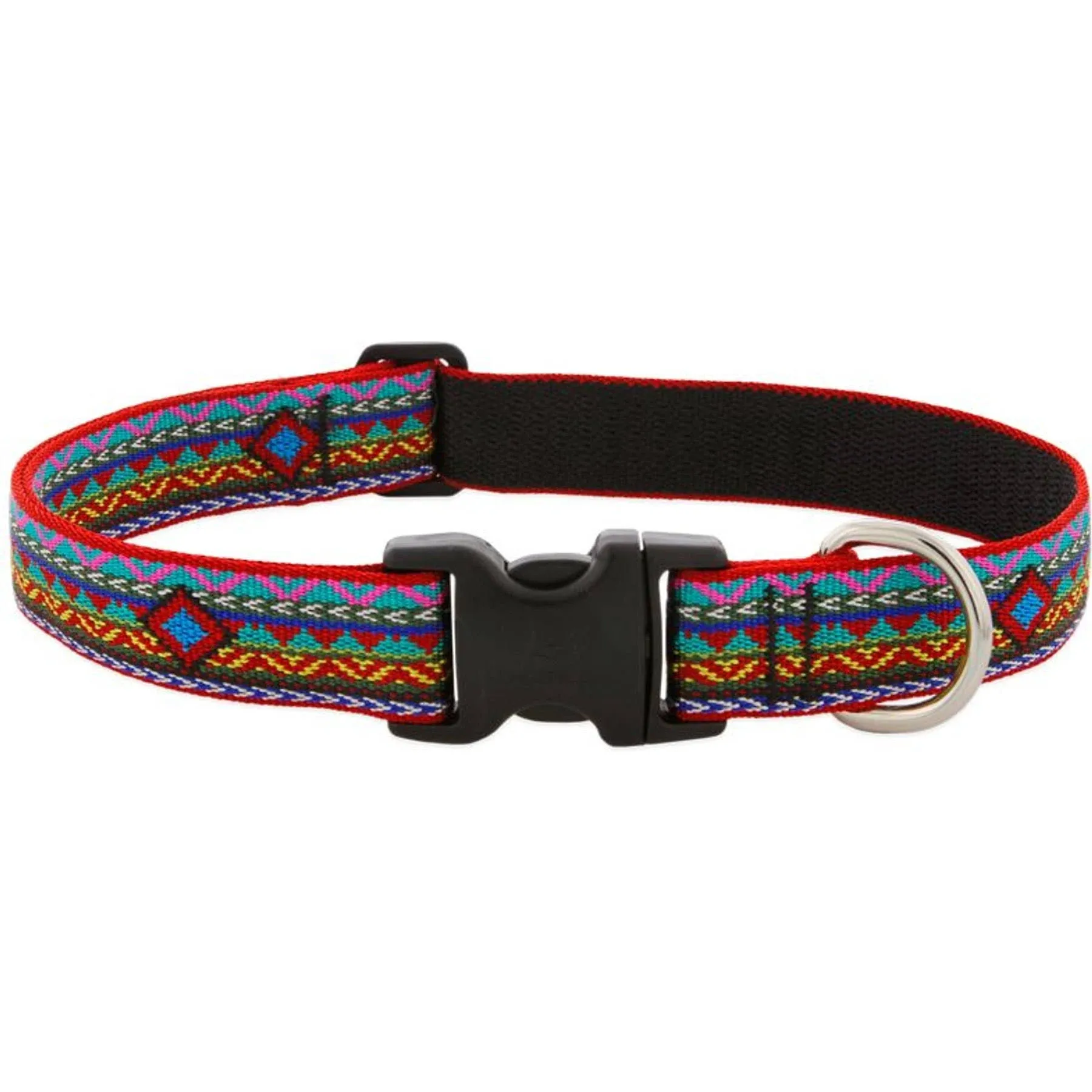 Lupine Dog Collar 1" Wide El Paso Design adjusts 12-20" Long