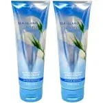 Bath and Body Works Sea Island Shore Ultra Shea Body Cream 8 oz 2 Set