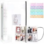 SHANGRLA Kpop Photocard Binder Album A5 with 200 Pocket Sleeves and 2 Sheet ...