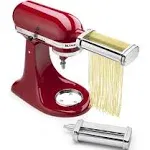 KitchenAid KSMPCA 2-Piece Pasta Cutter Set - Silver - Stand Mixer Attachment NIB