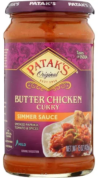 Patak's Butter Chicken Simmer Sauce