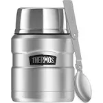 Thermos Stainless Steel Food Jar with Folding Spoon - 16 oz